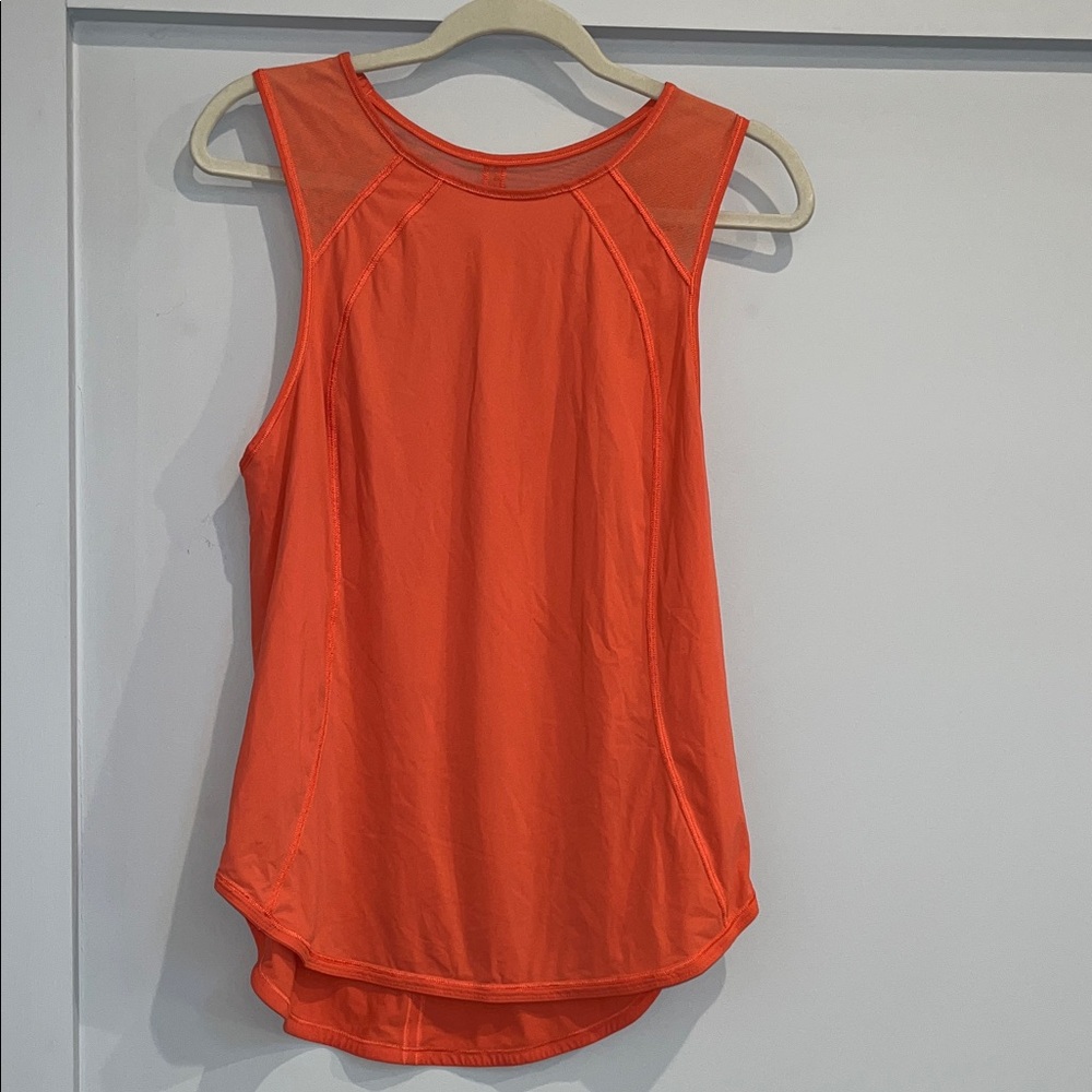 Lululemon Athletica Vibrant Orange Tank Top